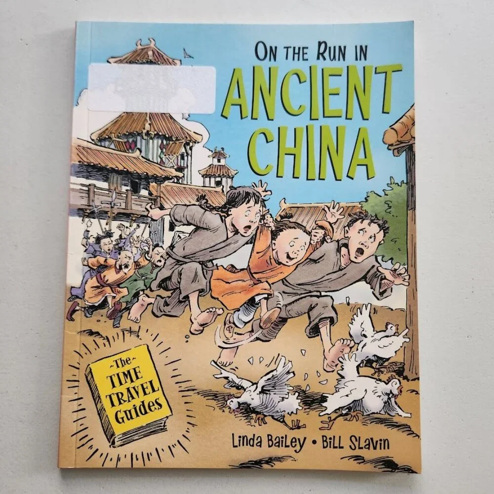 On the Run in Ancient China Time Travel Guides Book Comic Comicbook Children's H